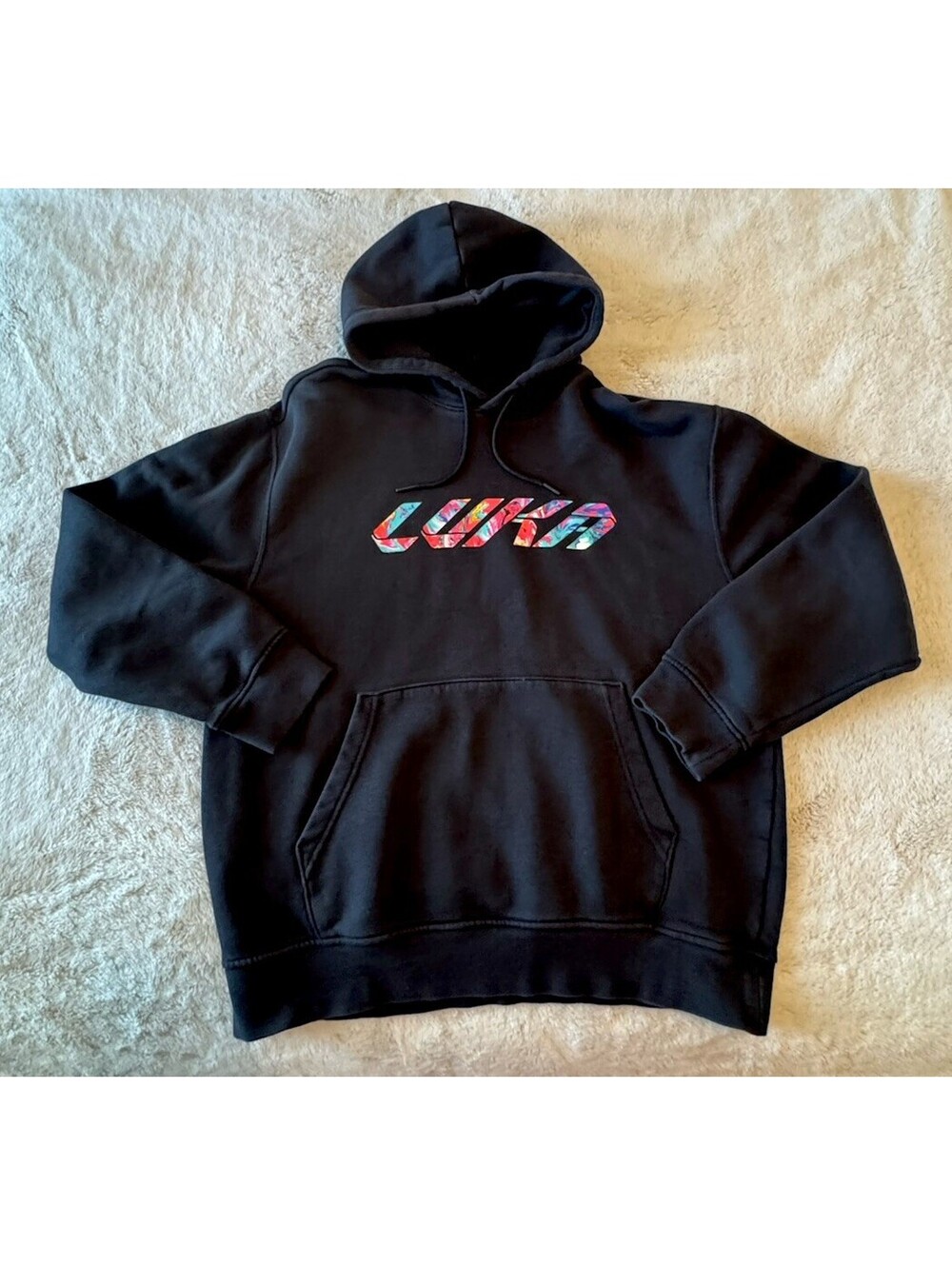 Nike Jordan Luka Doncic Hoodie Mens M Black IMG Jumpman Pullover Sweatshirt EXC